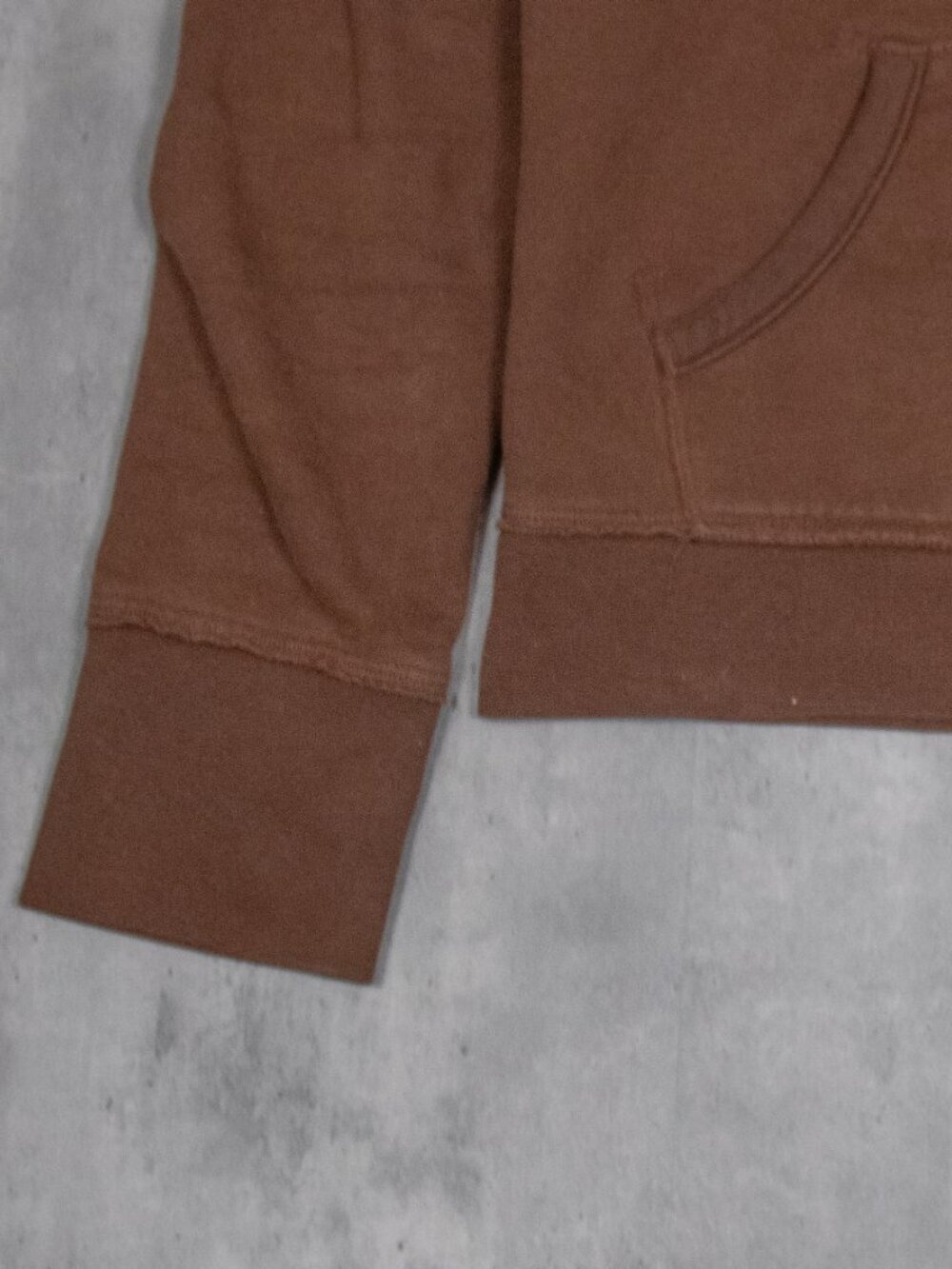 Vintage VTG Y2K 2000's Disney Resort Brown V Neck Travis Scott Hoodie Sweater - Picture 5 of 8